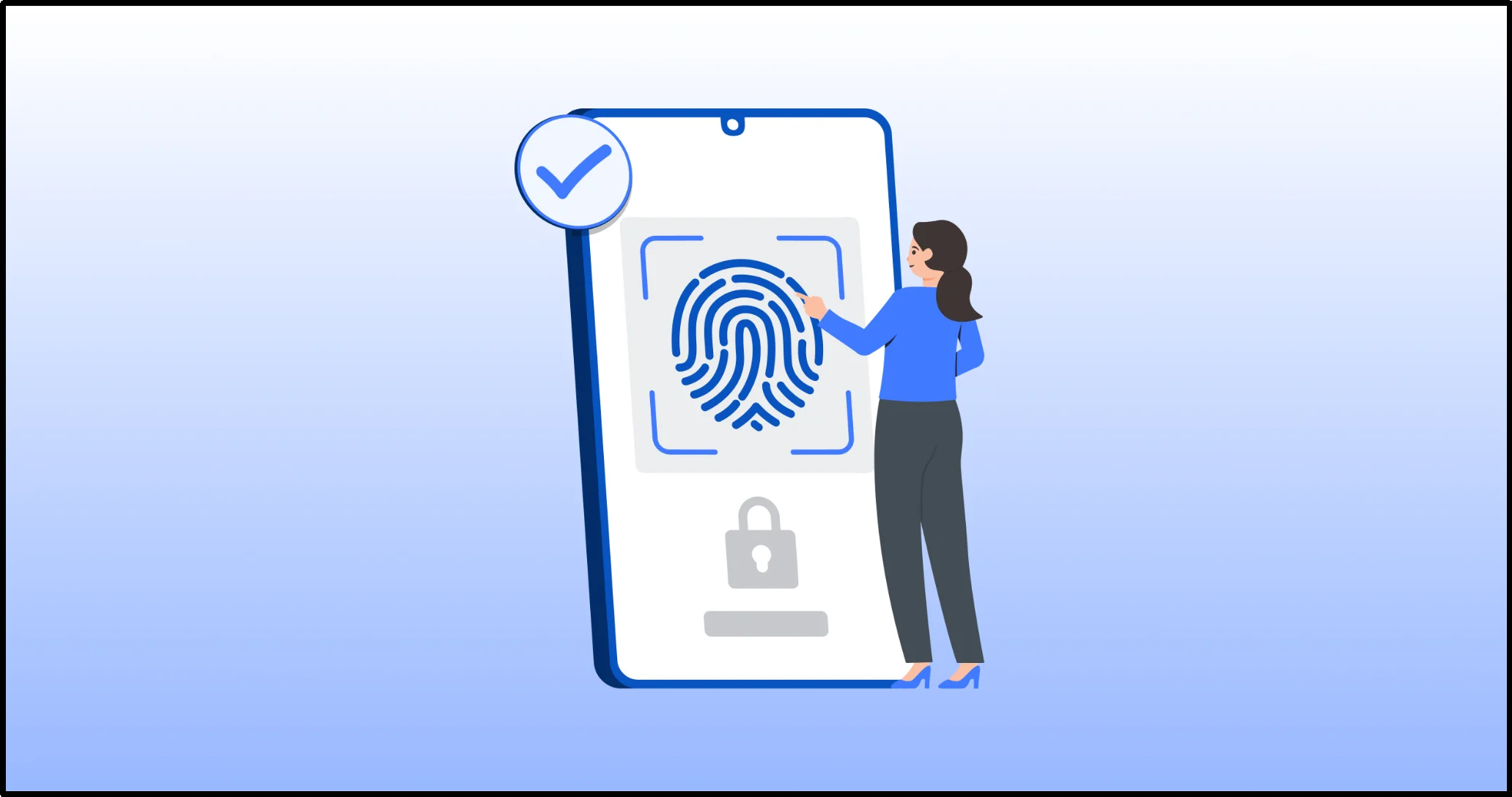 Inherence factors in SCA using fingerprint and Face ID biometrics to prevent identity spoofing