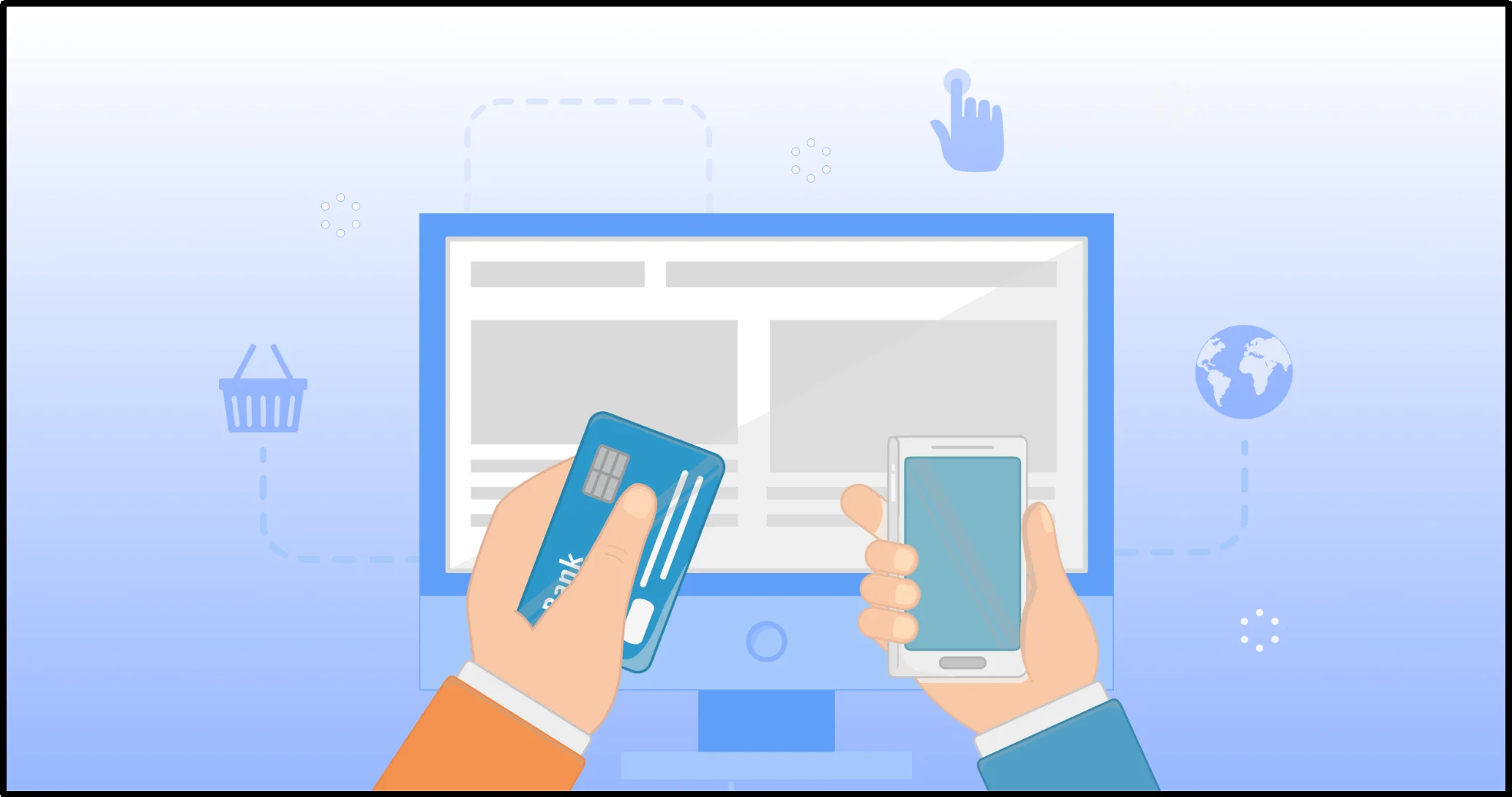 Illustration showing the importance of a payment gateway plugin in ecommerce for secure payments, multiple payment methods, and improved conversions