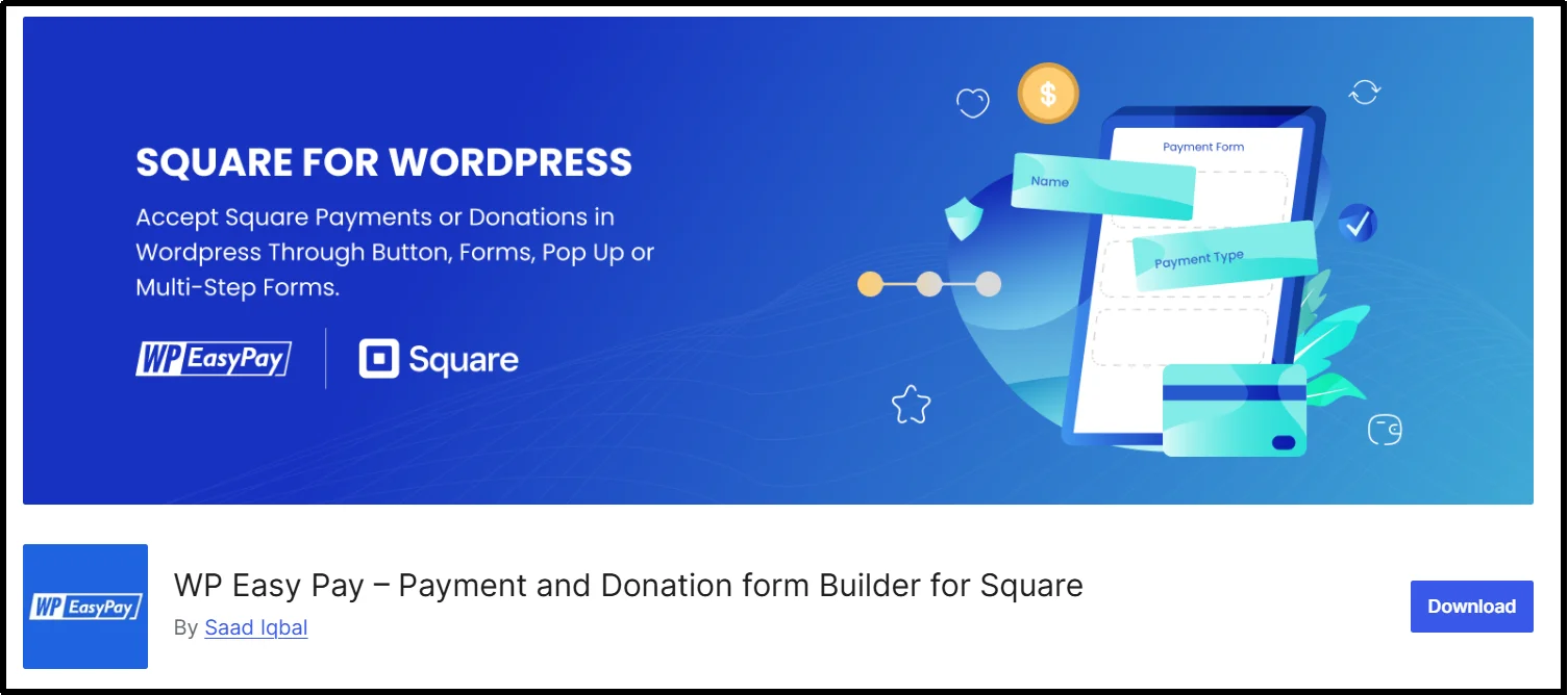 How to integrate Square with WordPress using WP Easy Pay plugin step-by-step