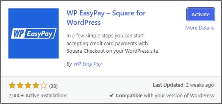 Install WP EasyPay