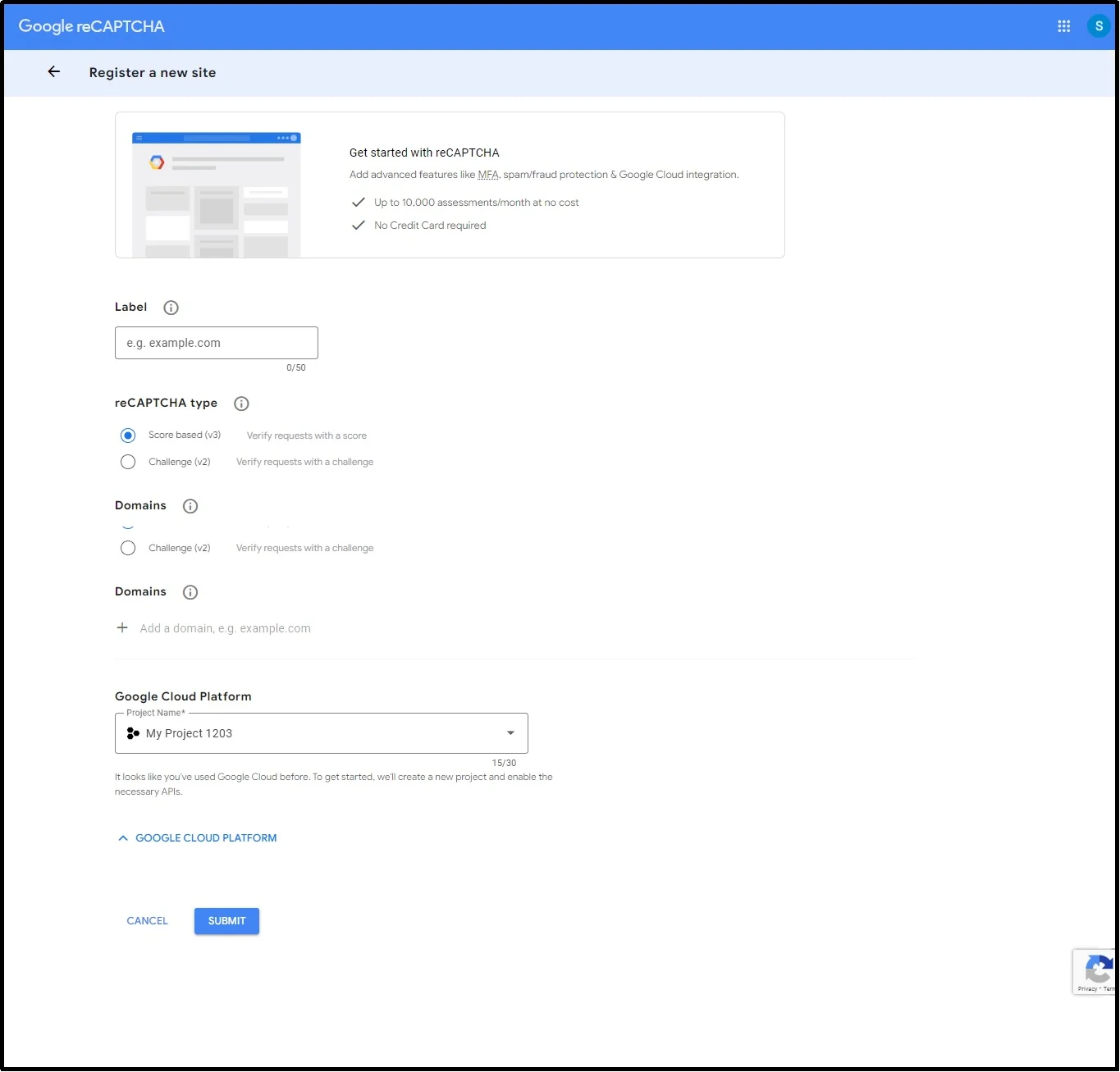 Website registration form for WP EasyPay.