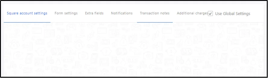 EasyPay form settings tab for donation form configuration
