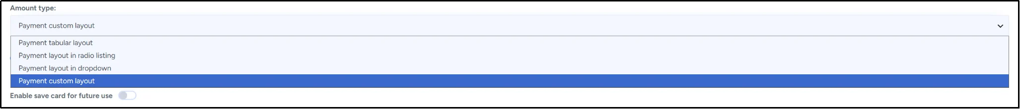Fundraising goal amount and goal message fields