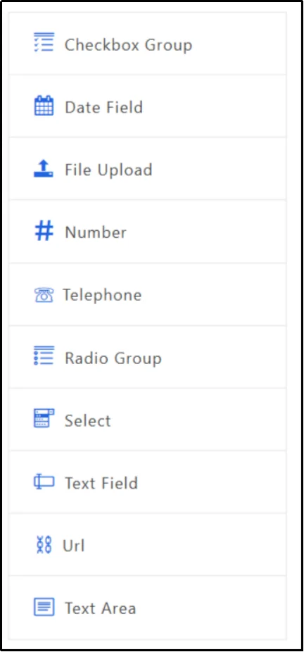 Add different input fields to the payment form