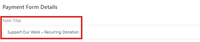 Add a “Donate Now” button to the form