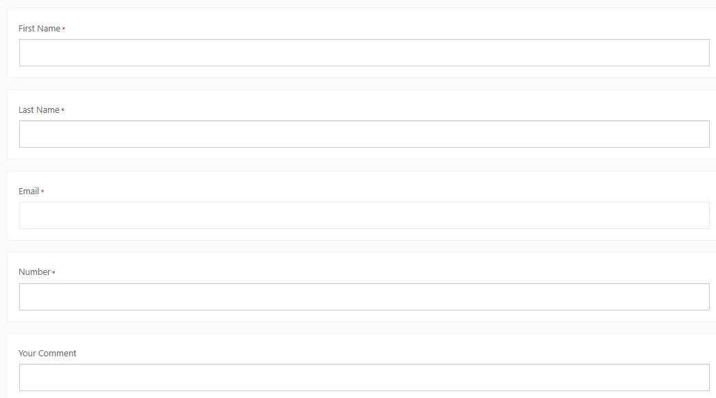 Add additional information in the form fields