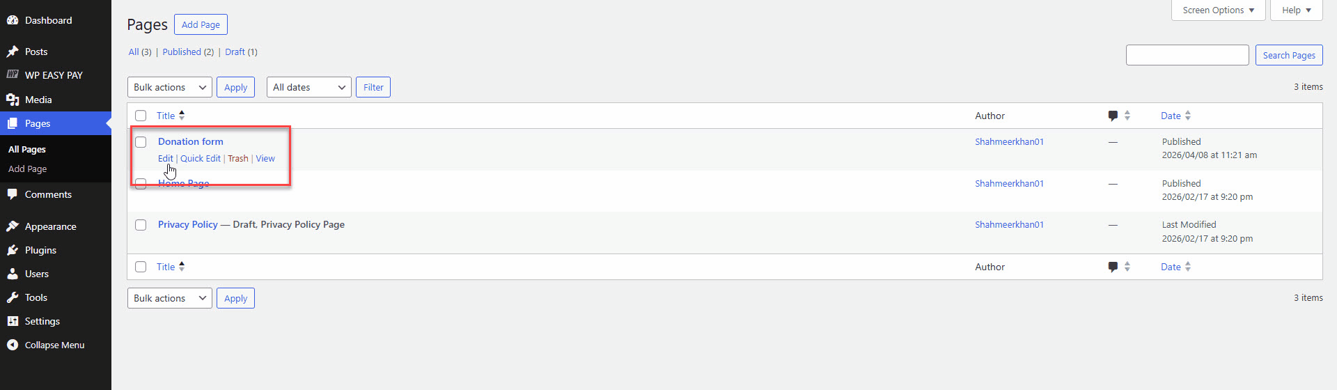 Create Your First Square Payment Form with WP Easy Pay - WP EasyPay