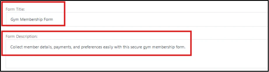 Enter form details in WP EasyPay payment form