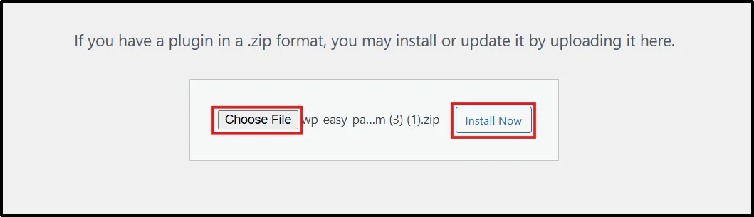 Click Install Now button to install WordPress subscription payment plugin
