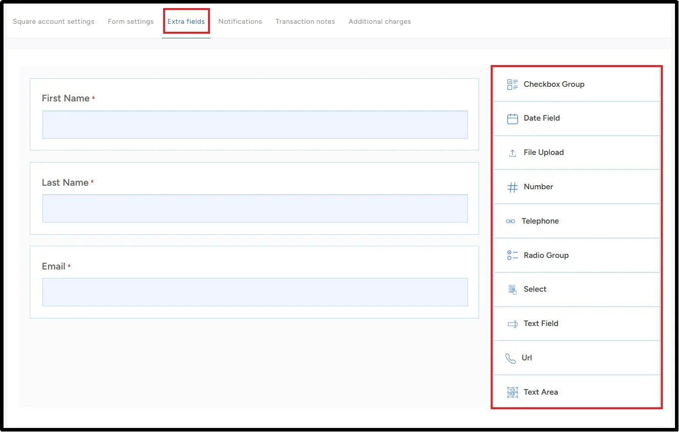 Adding custom fields to a WP Easy Pay payment form using drag-and-drop